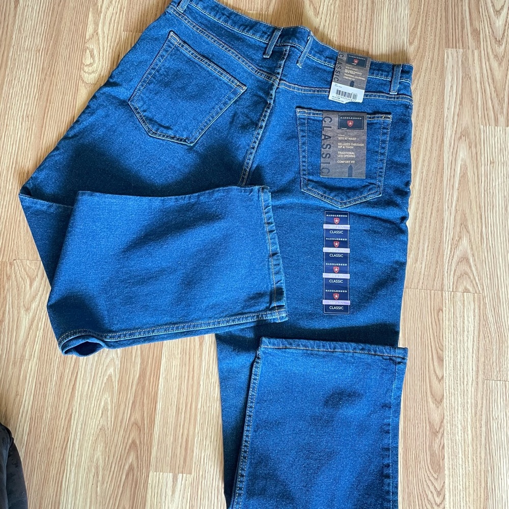 NEW Saddlebred jeans 38W x 32L classic relaxed traditional comfort Fun hott date